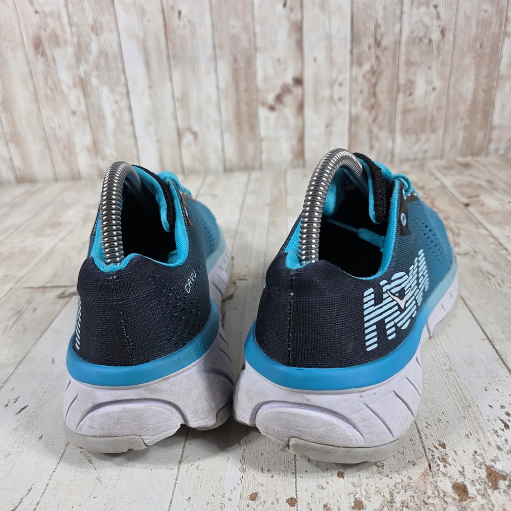 Hoka One One Cavu Womens Running Shoes Blue Black Size 7 WCAVU Low Top Sneakers - Picture 3 of 8